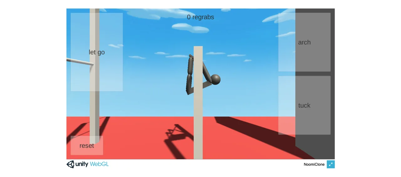 NoomiClone browser build just after it loads
